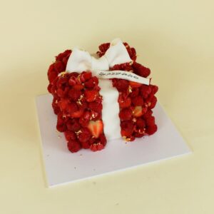 berry luxe, berry cake, ribbon cake, celebration cake. raspberry cake
